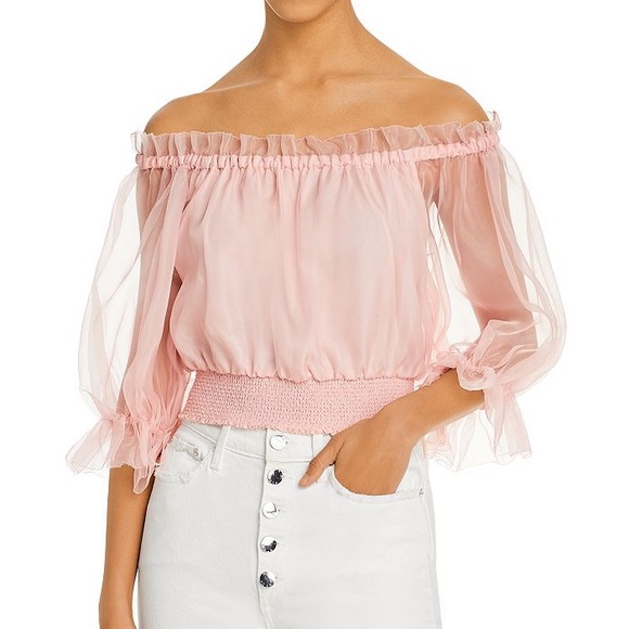 Alice + Oliva Pink blush blouse size S - Picture 1 of 8